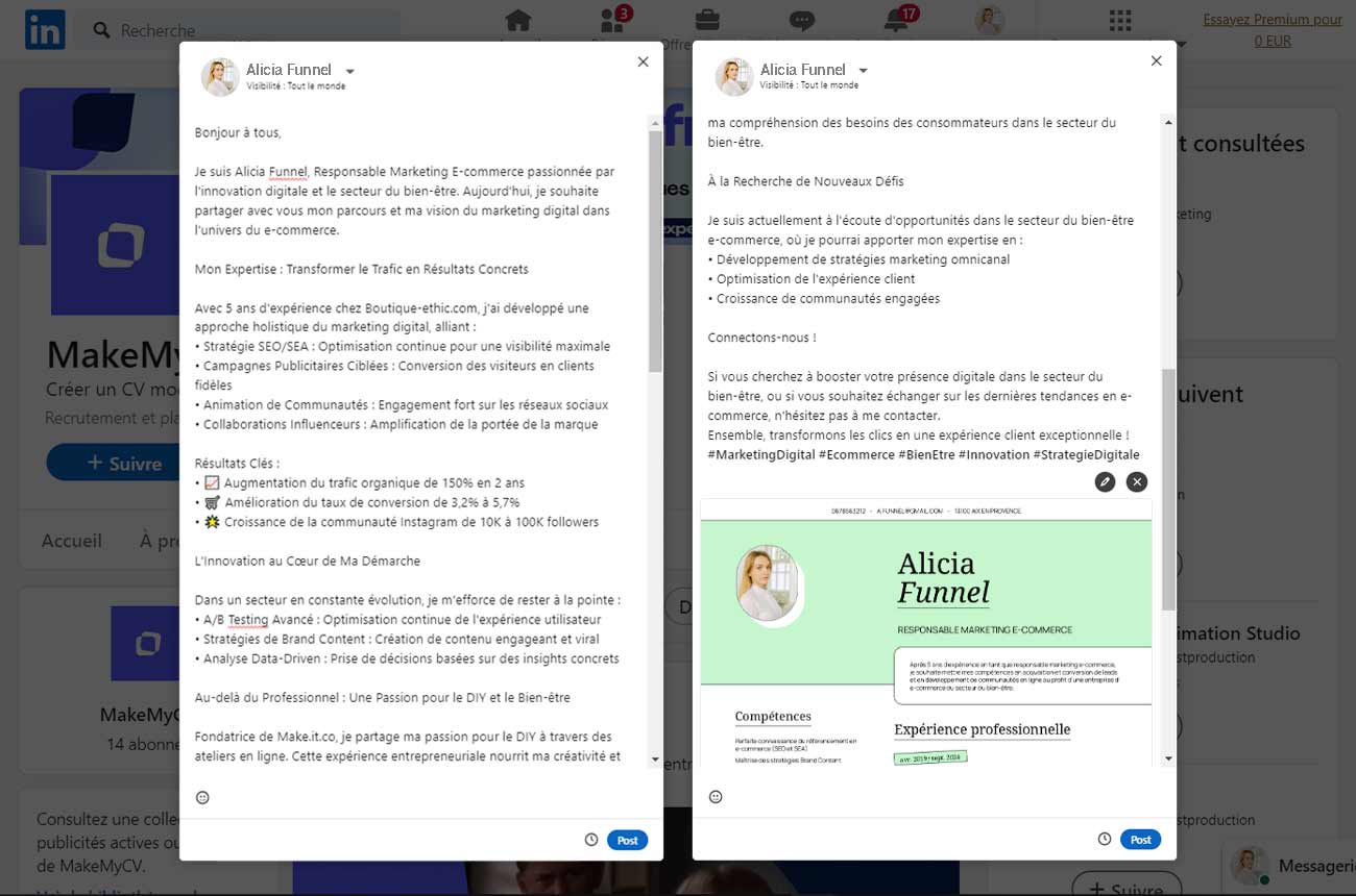 cv linkedin